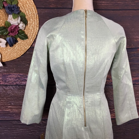 NWT Rachel Roy Mint Sheath Dress, Size 6 - Picture 4 of 6